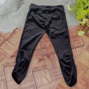 LULULEMON Midrise Gathered "Run For Your Life" Petal Cut Reflective Leggings